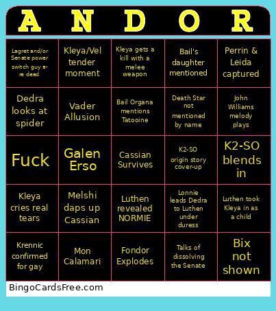 andor predictions jl Bingo