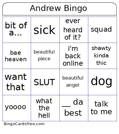andrew bingo