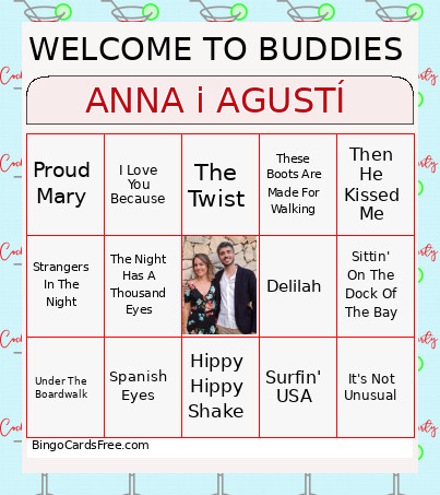ANNA I AGUSTÍ Bingo Card