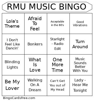 Apres in the Sun Bingo