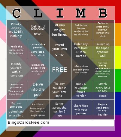Ascent Pride :) Bingo Card