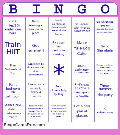 Asdfasdf Bingo Card
