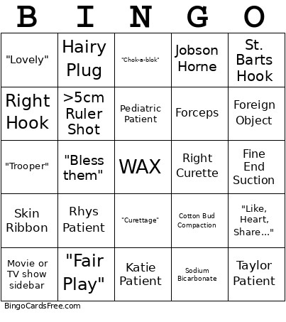 Audiology Associates Bingo Card