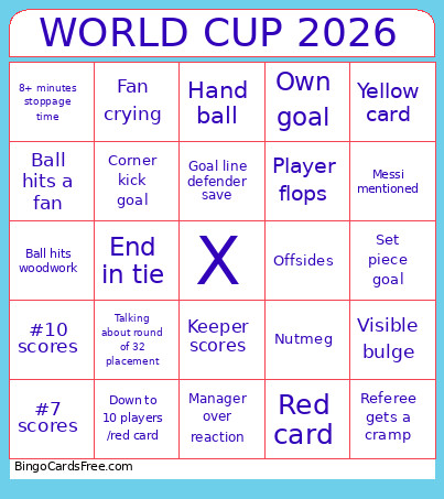Austria Algeria Bingo Card