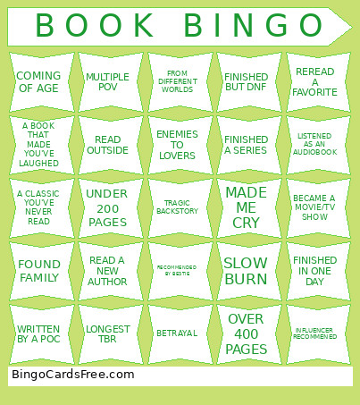 B O O K B I N G O Bingo Card