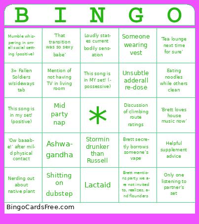 B&T Bingo Cards Free Pdf Printable Game, Title: BINGO