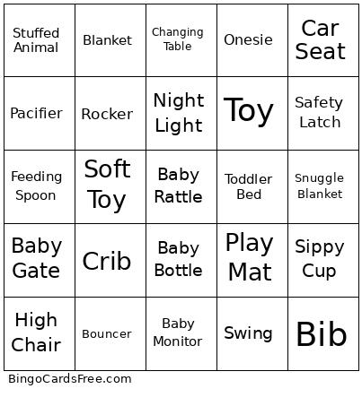 Baby Bingo