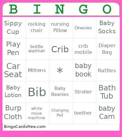 baby bingo