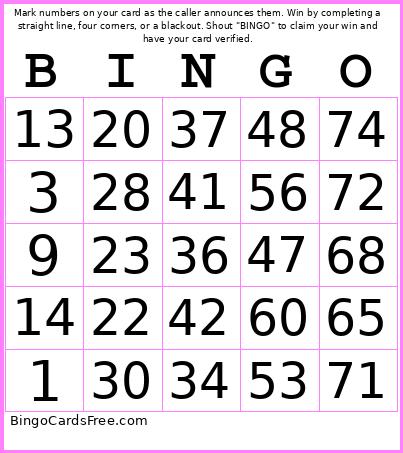 Baby Shower Bingo Callouts
