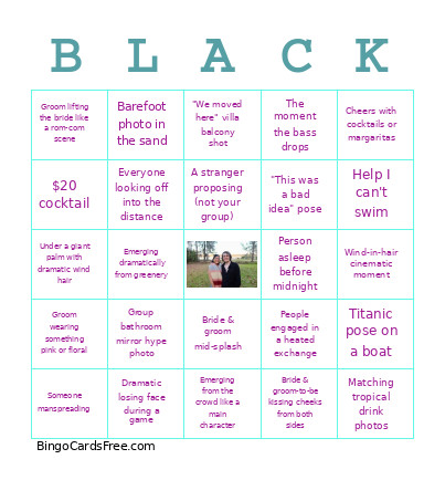Bachin Black Bingo Card