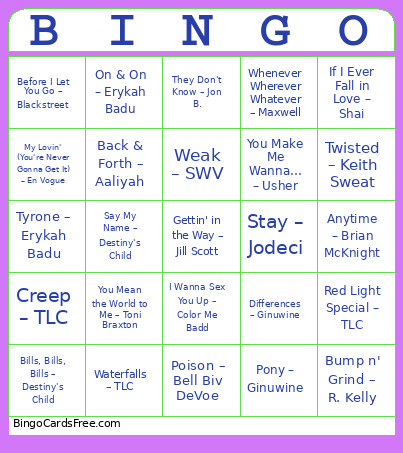 BAL Bingo Card