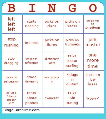band bingo