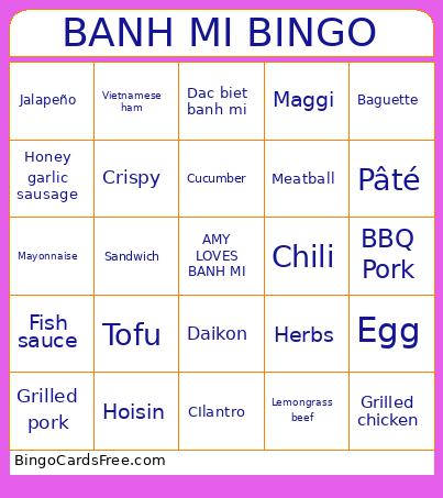 BANH MI BINGO PATE