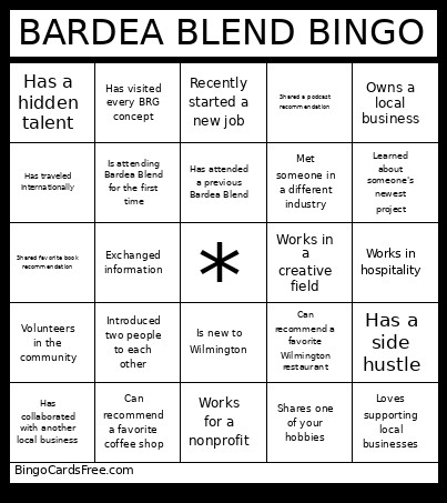 BARDEA BLEND Bingo Card