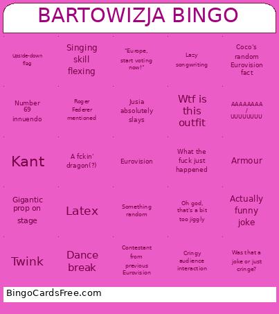 BARTOWIZJA BINGO