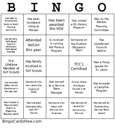 Basic Bingo