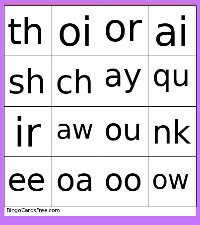 Basic Bingo Card