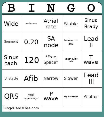 Basic Telemetry - 2 Bingo Card
