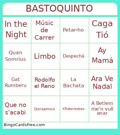 BASTOQUINTO Bingo