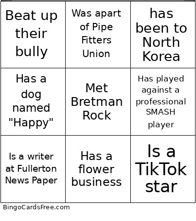 Batch Bingo Card