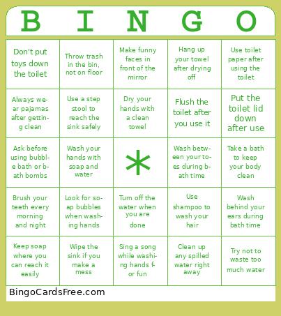 Bathroom Bingo