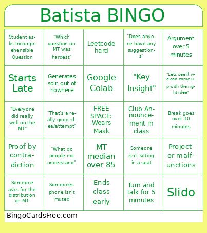 Batista BINGO