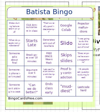 Batista Bingo