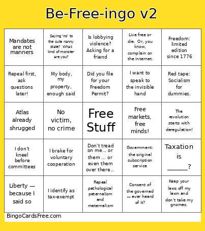 Be--ingo V2 Bingo Card