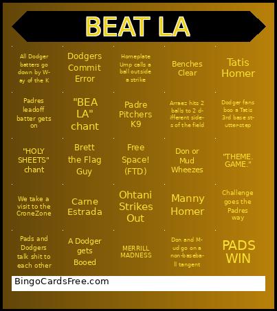 BEAT LA BINGO