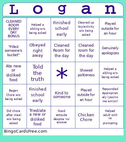 Behavior Bingo