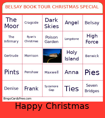 BELSAY BOOK TOUR CHRISTMAS SPECIAL Bingo Card