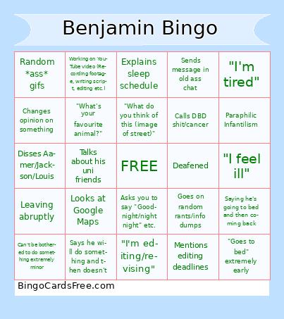 Benjamin Bingo