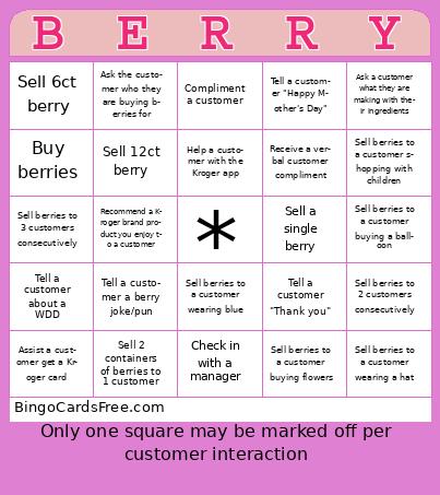 Berry Bingo