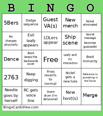 Bfdia 18 predictions  Bingo