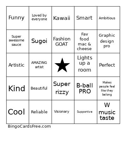 BFF Bingo
