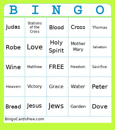 Bible Bingo