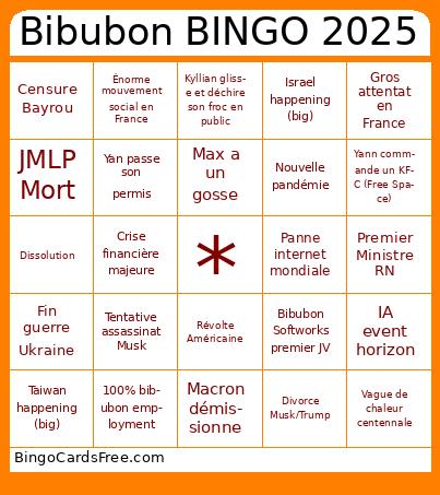 Bibubon BINGO 2025