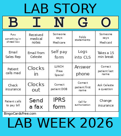 Billing Bingo Card