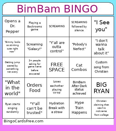 BimBam BINGO!