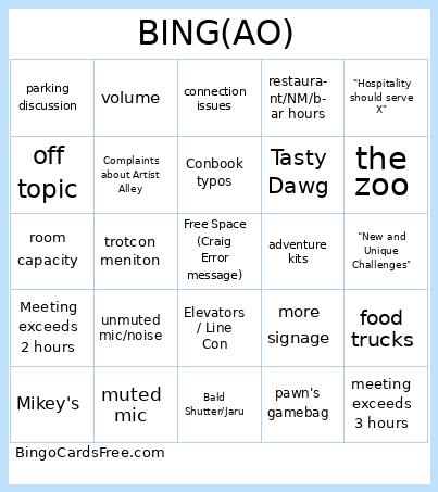 BING(AO) Bingo