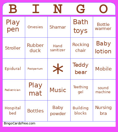 1 Bingo Card