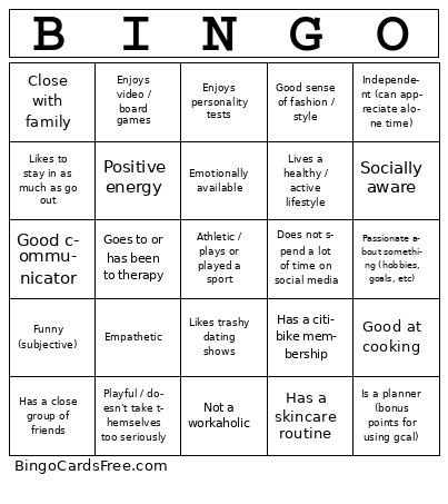 bingo Cards Free Pdf Printable Game, Title: BINGO