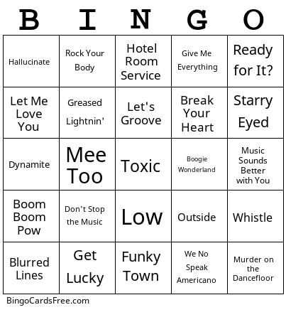 Bingo Cards Free Pdf Printable Game, Title: BINGO