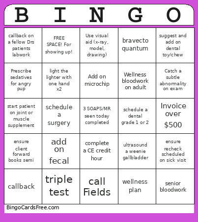 2 Bingo Card