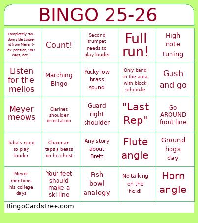 Bingo 2025-2026
