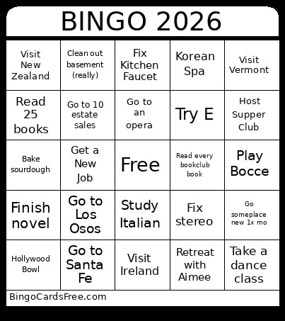 2026 Bingo Card 3