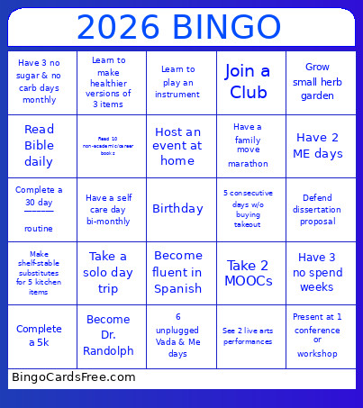2026-D Bingo Card