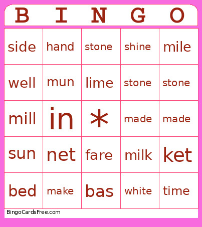 4/17 Bingo Card