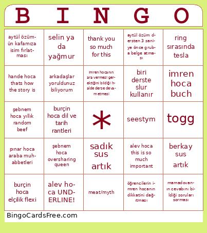 bingo Cards Free Pdf Printable Game, Title: BINGO