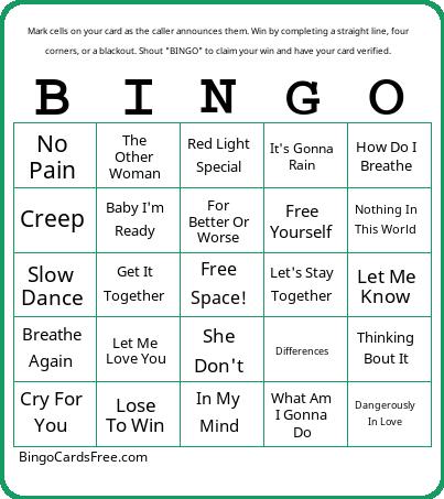 Bingo Cards Free Pdf Printable Game, Title: BINGO